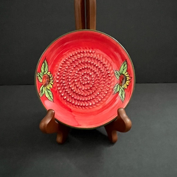 Kitchen Fine French Ceramic Garlic Grater Dish Poshmark
